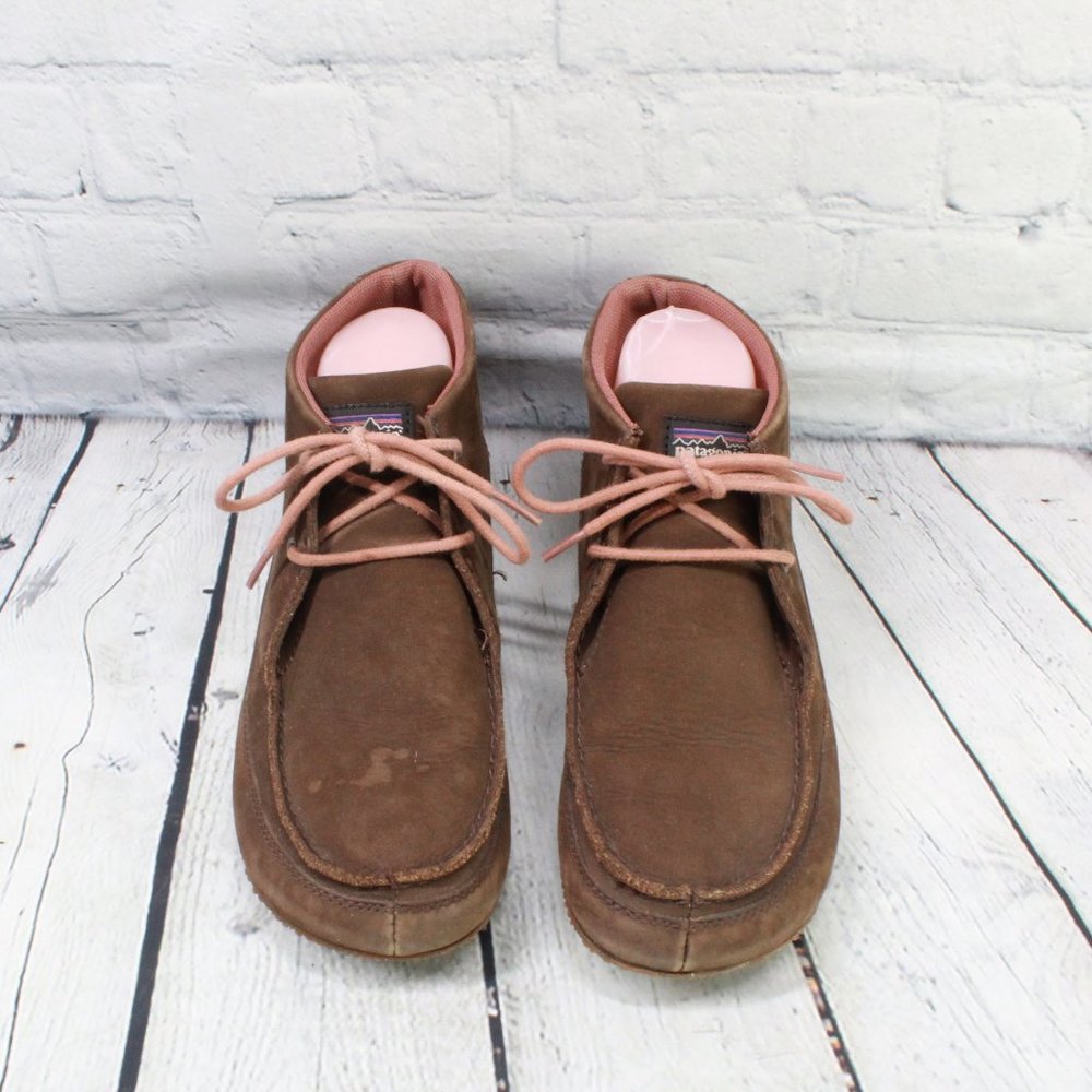 PATAGONIA Lace Up Ankle Chukka Style Boots Size 9 - Picture 5 of 9